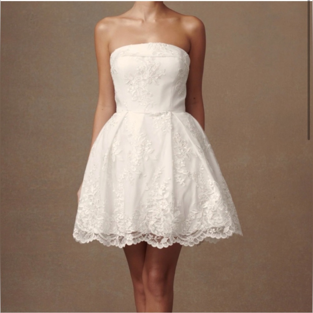 Meshki Eileen Lace Mini Dress